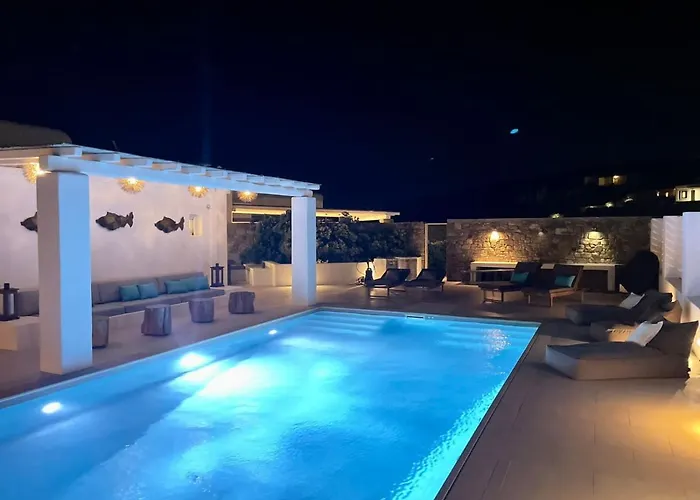 Lidia 別荘 Panormos (Mykonos)